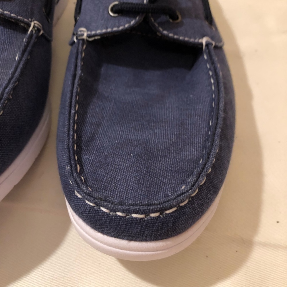 David Stone Denim Boat Loafer/ Shoe - Picture 9 of 14